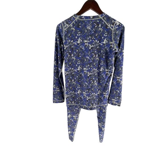 Magellan Outdoor Blue Printed Long Sleeve Top & Leggings Set Girls Youth Size XL - Picture 4 of 10